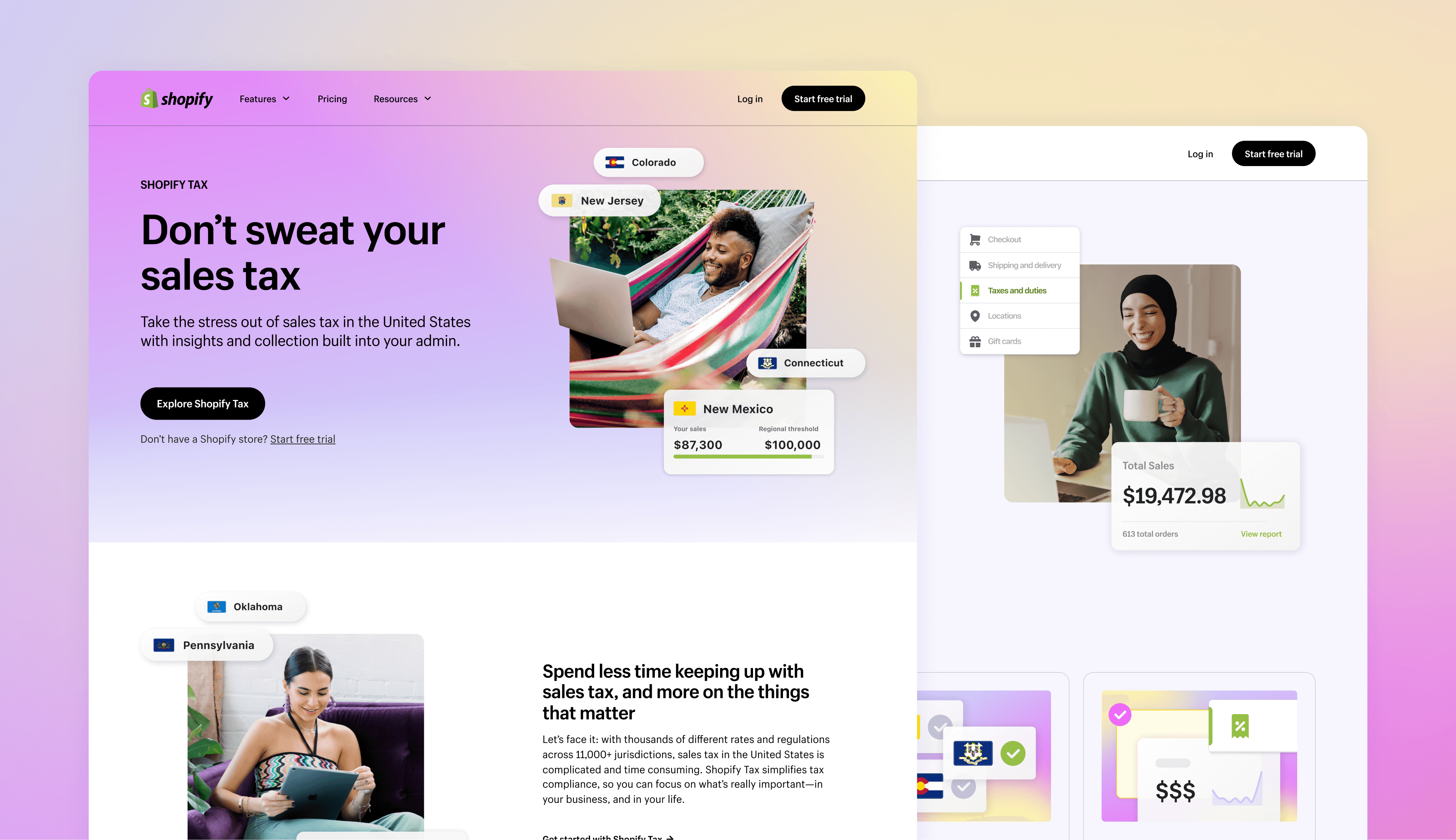 Shopify tax four