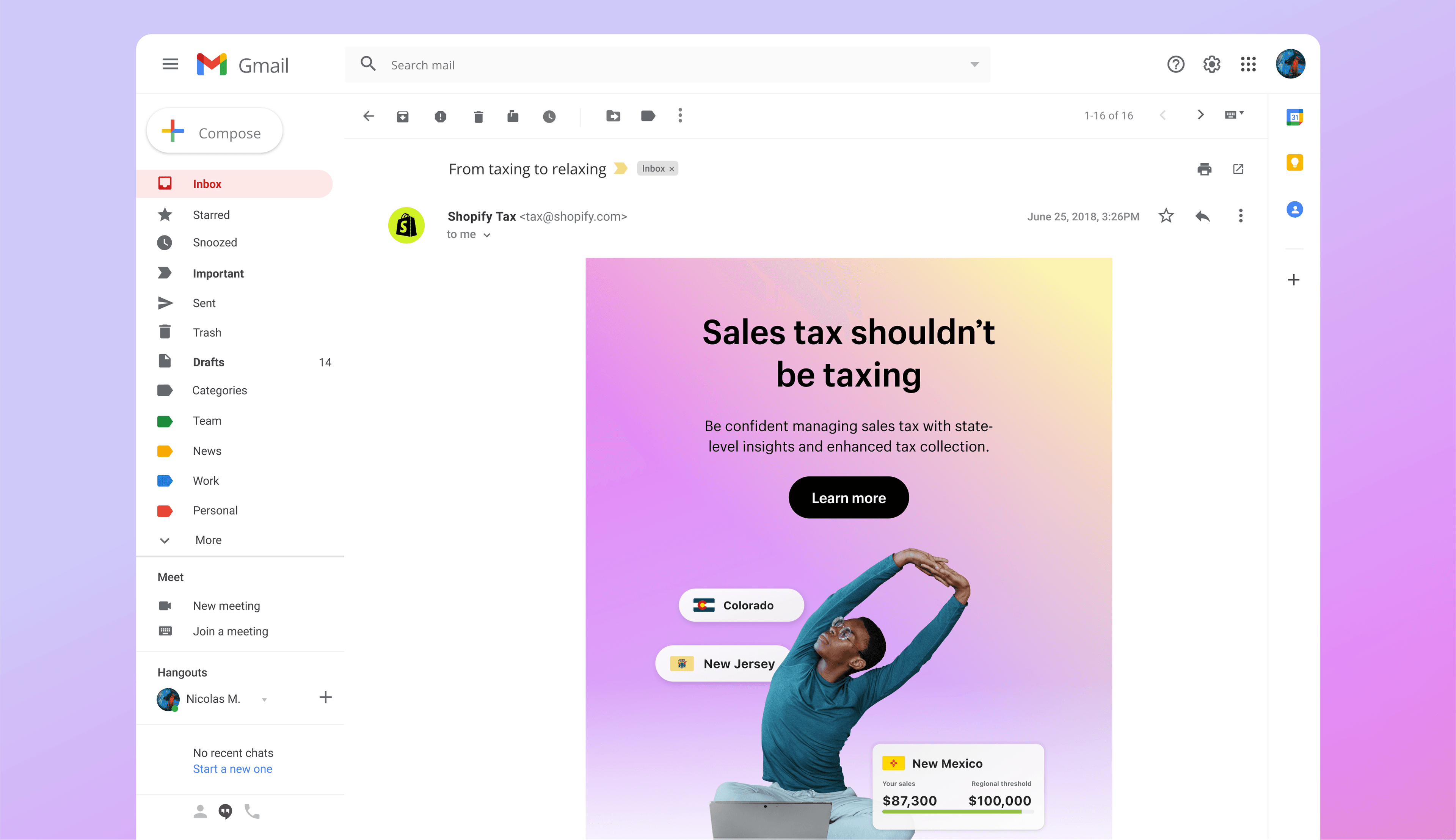 Shopify tax seven